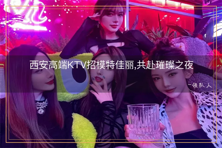 西安高端KTV招模特佳丽,共赴璀璨之夜